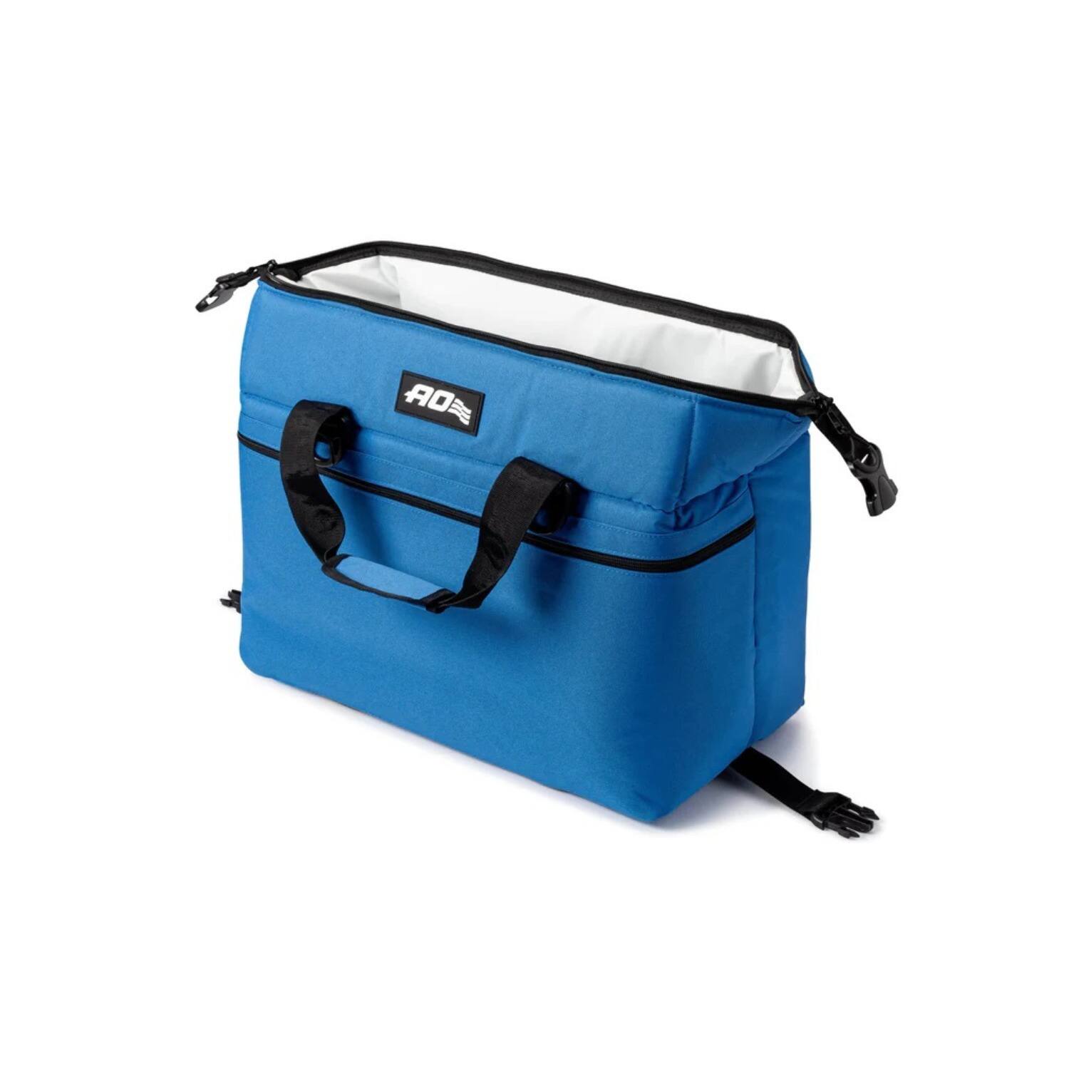 Left. AO Coolers - AO Coolers Original Canvas Series 36-Pack Soft Cooler (Royal Blue) - Royal Blue.