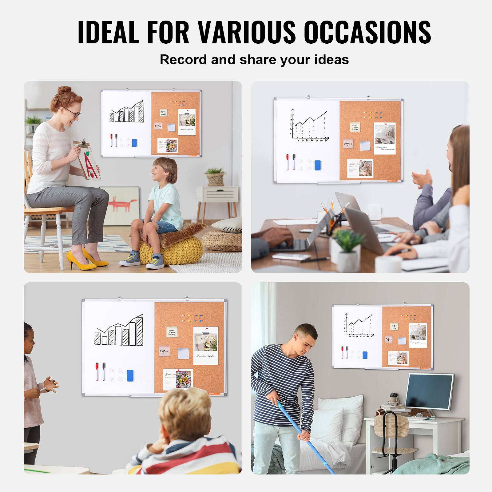 IDEAL FOR VARIOUS OCCASIONS
Record and share your ideas