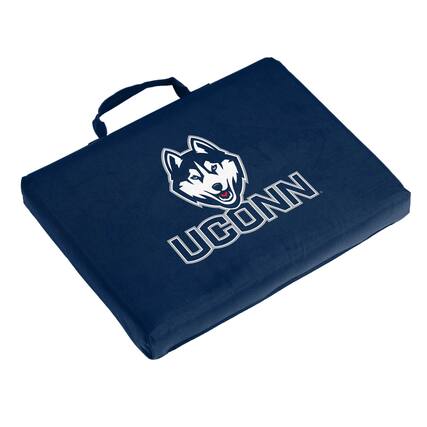 Front. Logo Brands - UConn Huskies 14" x 11" Bleacher Cushion - Navy.