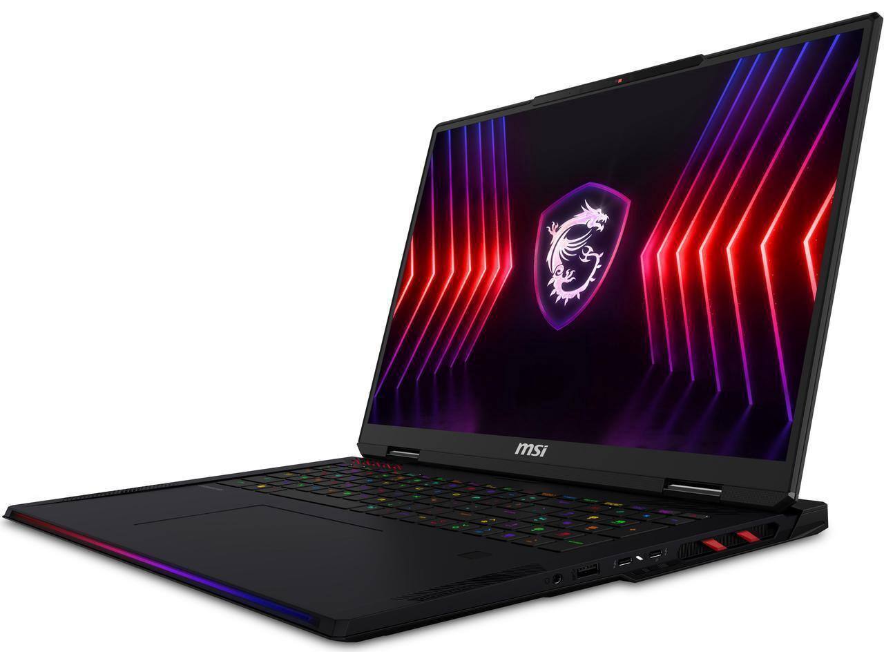 Alt View 2. MSI - MSI Raider 18 HX, i9-14900HX, RTX 4080, 32GB, 1TB, 18" QHD+, Win 11 (A14VHG-251US).