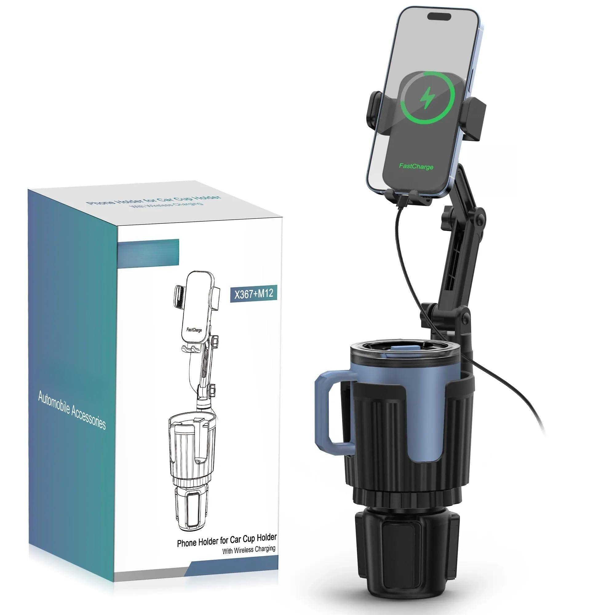 FastCharge  
Automobile Accessories for Car Cup Holder Phone Holder With Wireless Charging  

X367+M12  

Phone Holder for Car Cup Holder With Wireless Charging