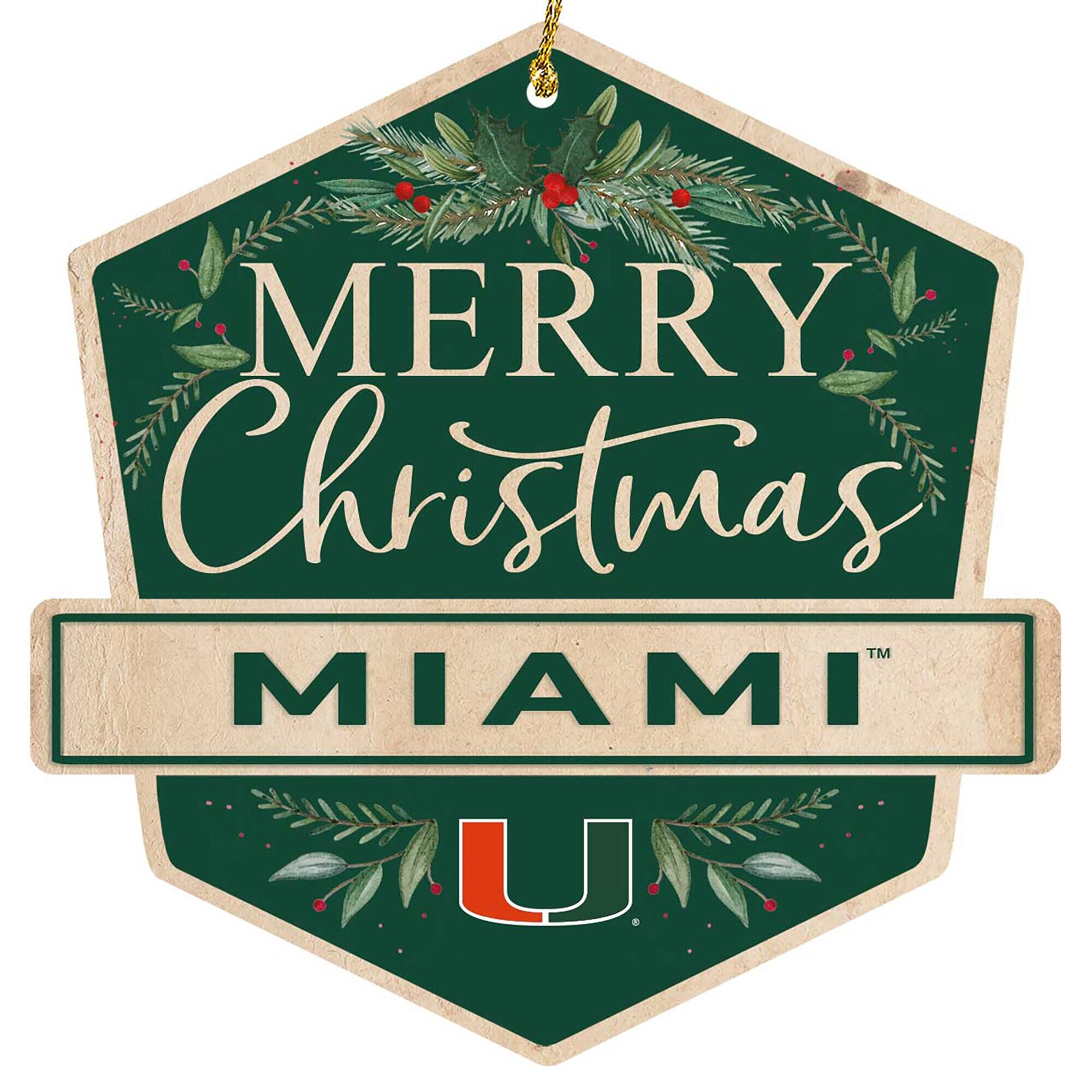 MERRY Christmas  
MIAMI  
U