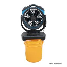 XPOWER - Oscillating Portable 3 Speed Outdoor Cooling Misting Fan - Blue