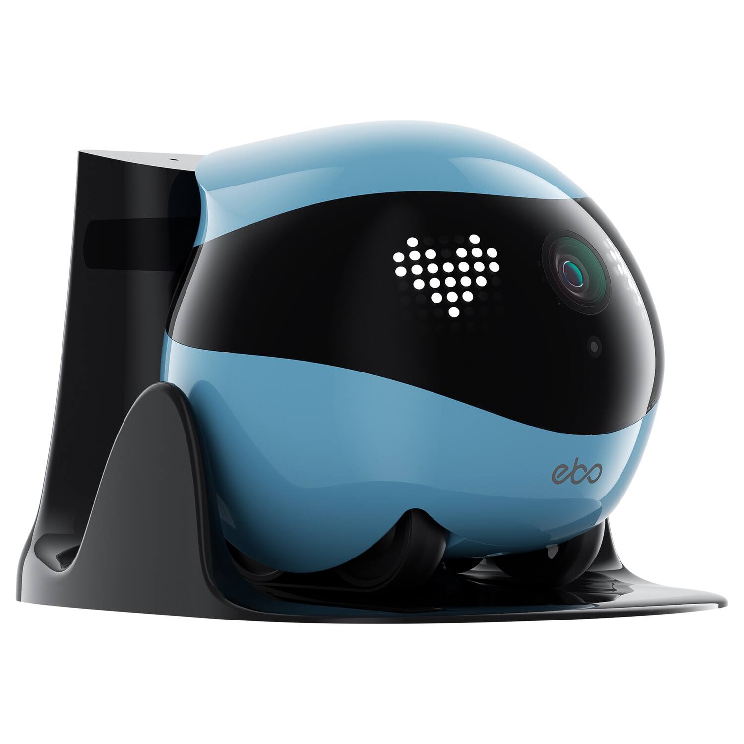 Alt View 9. Enabot - EBO Air 2 Whole-Home Mobile Robot, 2K Ultra HD Camera, Remote Monitoring and Control - Jay Blue.