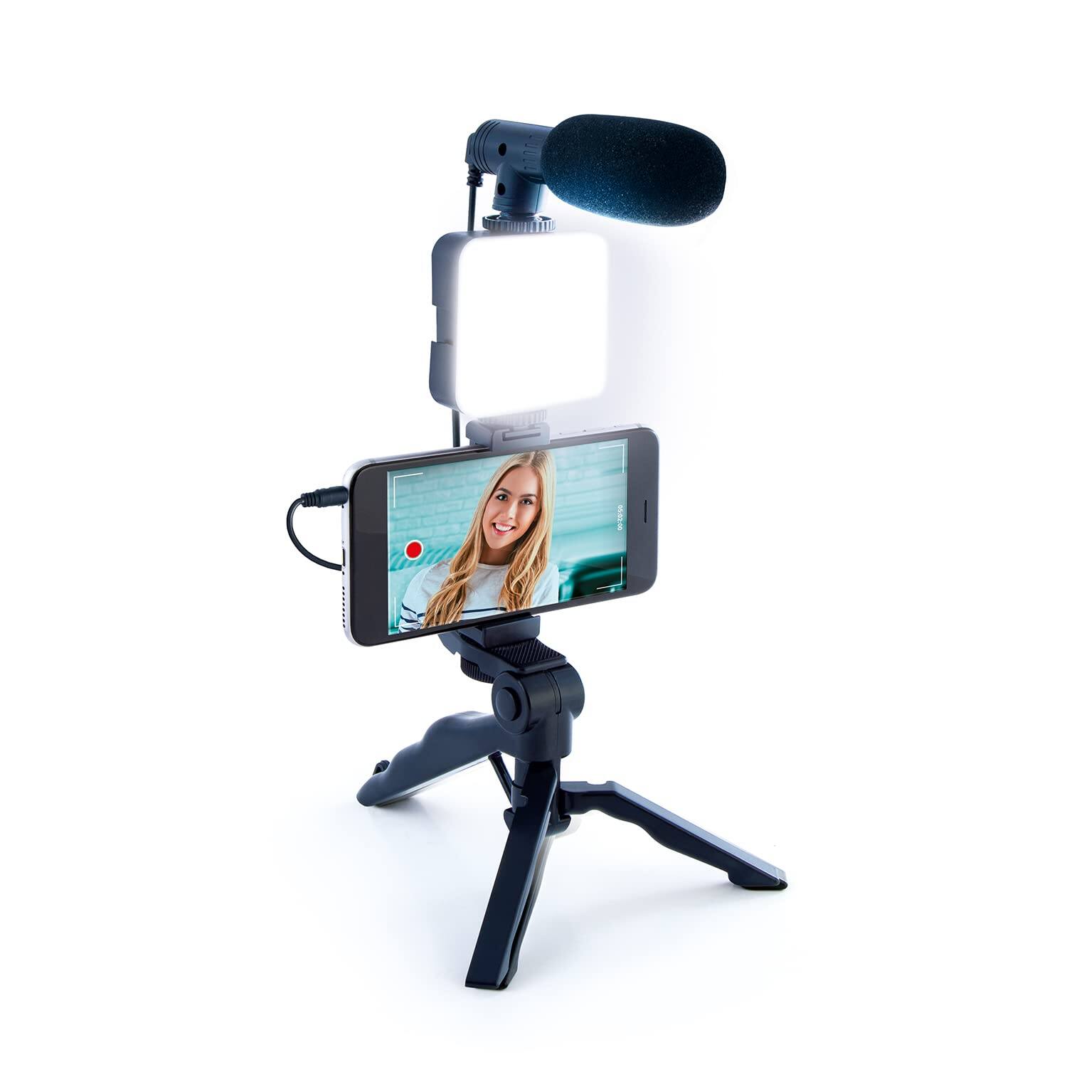 Alt View 3. METALTON - Studio Creator Podcast Vlogging Kit Record Your Own Podcasts And Vlogs Like Favorite Influencers Fold up - 360 Video Maker.