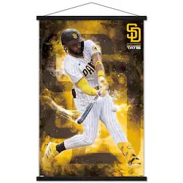 Trends International - Fernando Tatis Jr. San Diego Padres 24" x 34.75" Magnetic Framed Player Poster - Multicolor