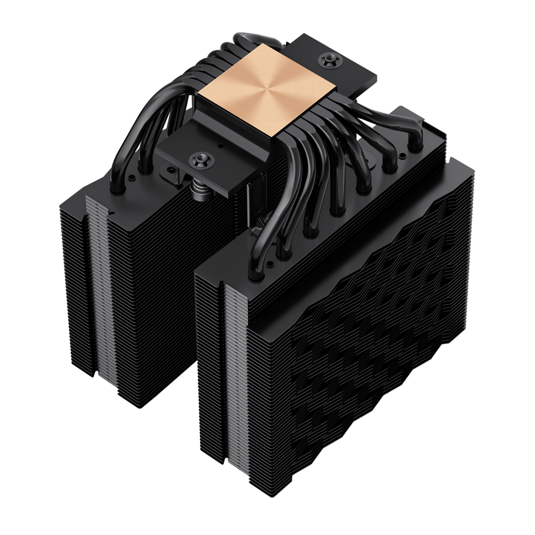 PCCOOLER RT720 TC Dual Tower CPU Air Cooler, 7 Heat Pipes, 270W TDP ...