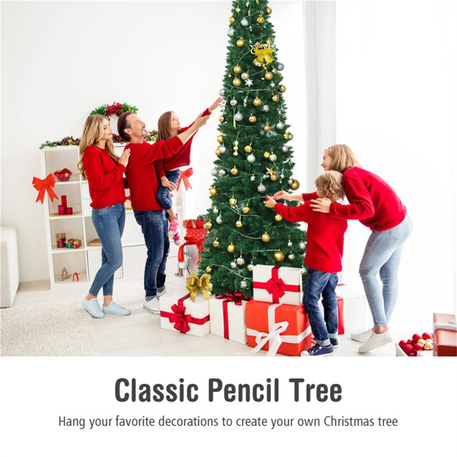 Classic Pencil Tree

Hang your favorite decorations to create your own Christmas tree