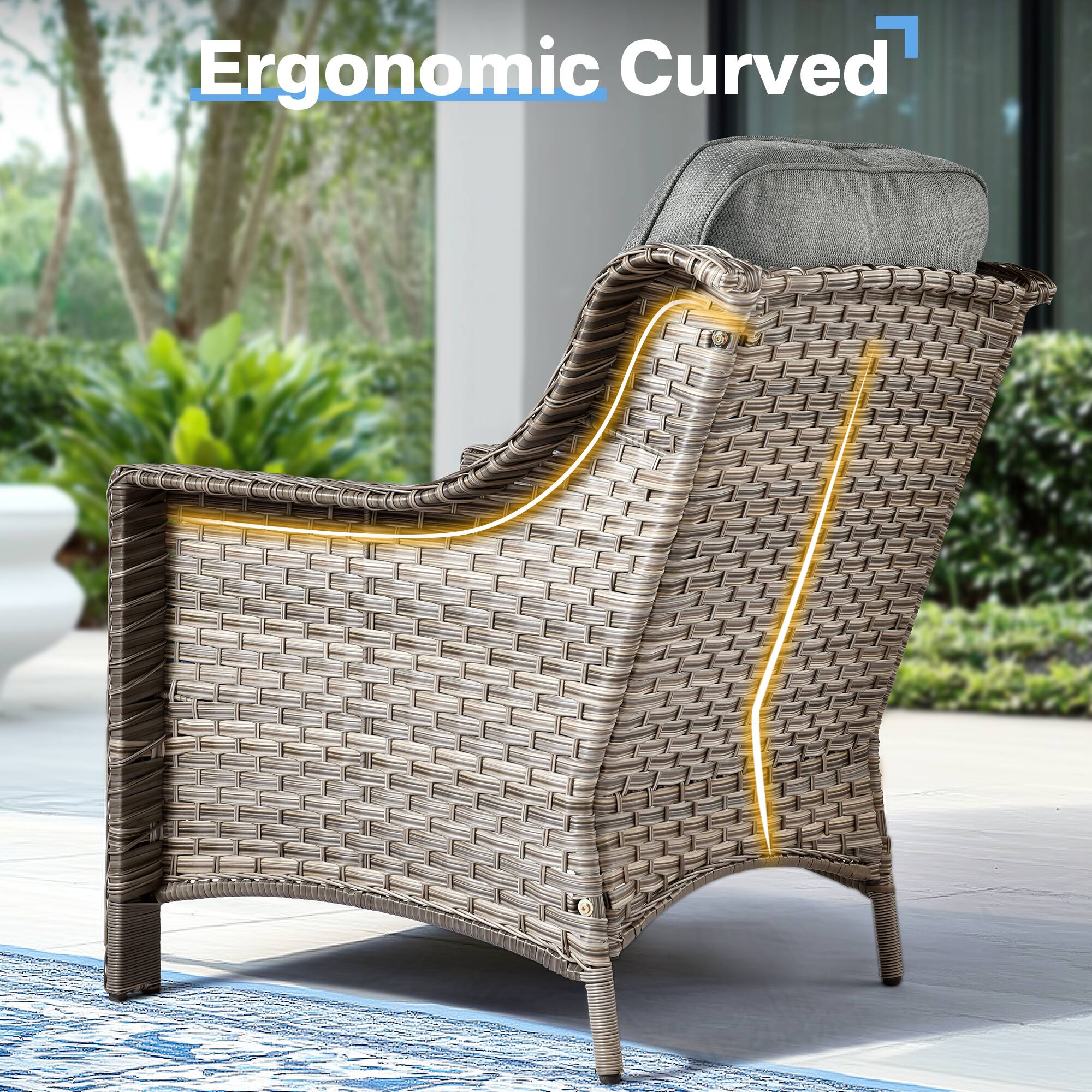 Ergonomic Curved