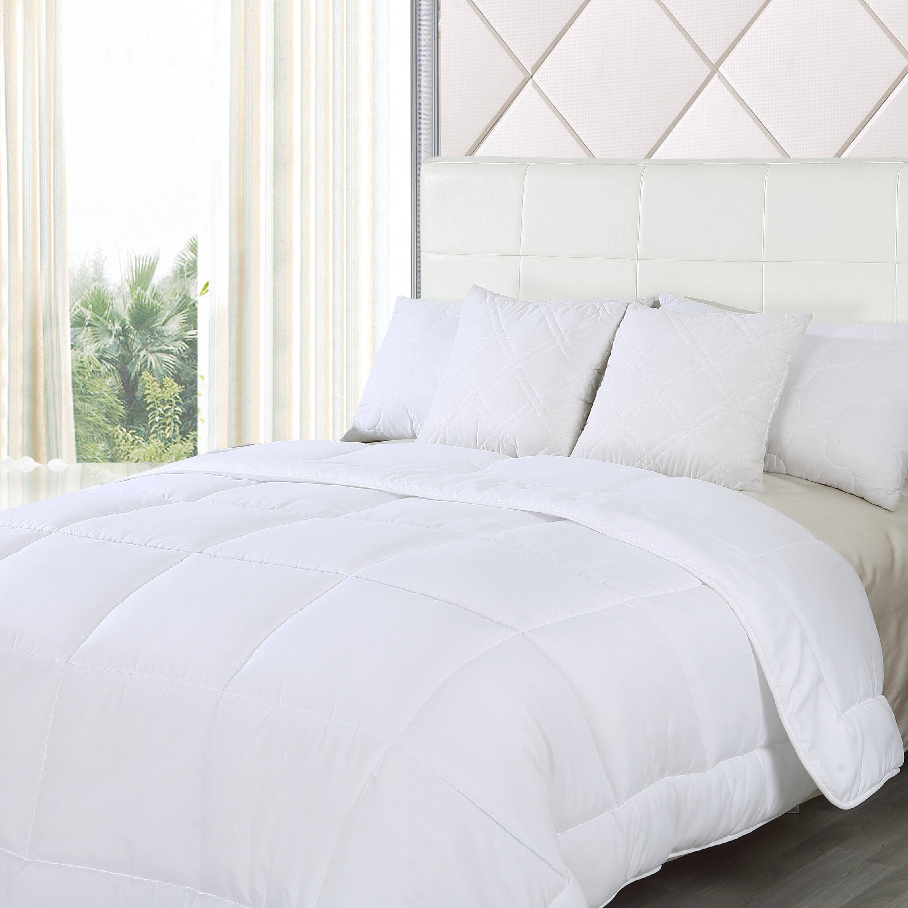 Front. Bibb Home - Bibb Home Goose Down Alternative Comforter - White.