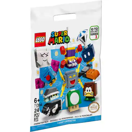 SUPER LEGO MARIO 0 10 TO COLLECT SERIES 3 6+ 71394 Ninieno 24 PCS/ - PACK DE PERSONAJES PZS DE PERSONNAGES PACK ENSEMBLE CHARACTER CHARACTER LEGO 1