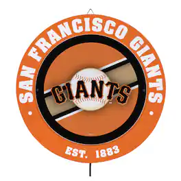 Evergreen Enterprises - San Francisco Giants 15" LED Round Metal Lit Wall Sign - Multicolor