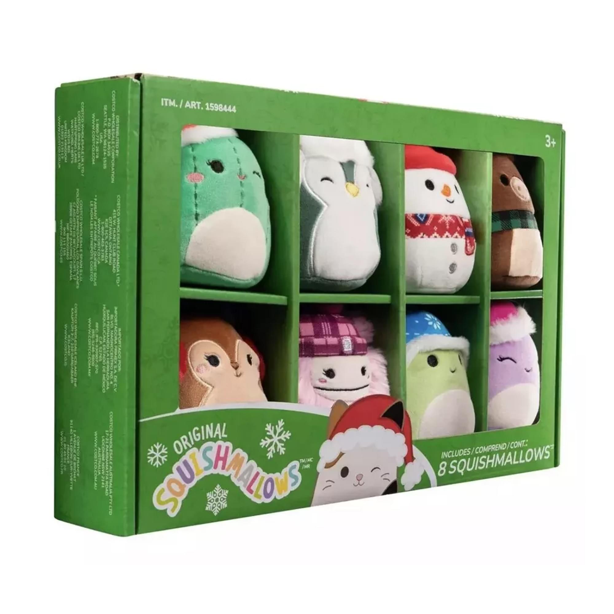 EOST ITM. / ART. 1598444 3+ ORIGINAL SOULSHMALLOWS  
INCLUDES / COMPREND / CONT.: 8 SQUISHMALLOWS