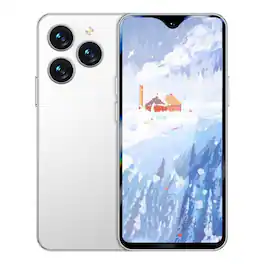 Loheer - 4G Mini Smartphone Unlocked Small Phone 4.3 Inch Dual SIM Pocket Mobile Kids Gift Facial Recognition - Classic White