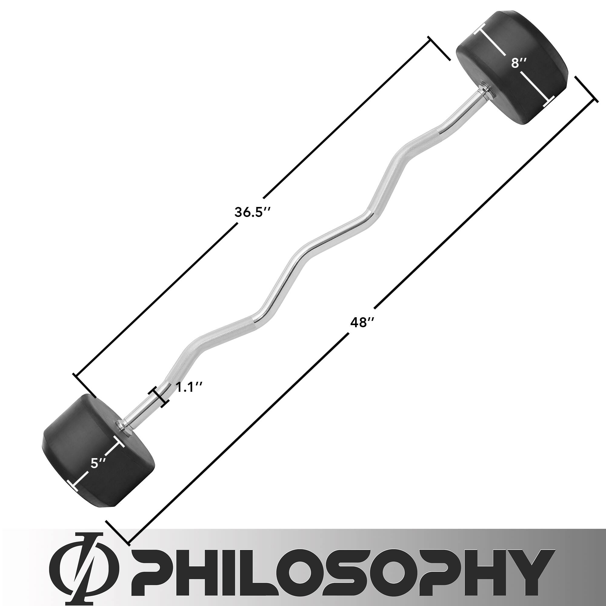 8" 36.5" 48" 1.1" 5" PHILOSOPHY