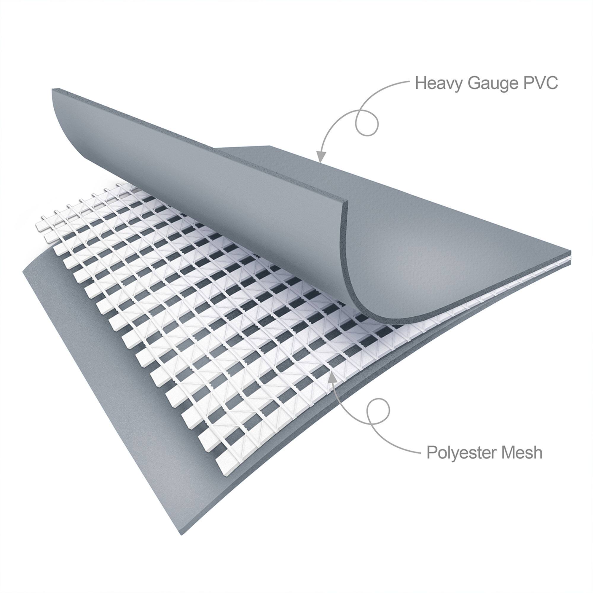 Heavy Gauge PVC  
Polyester Mesh
