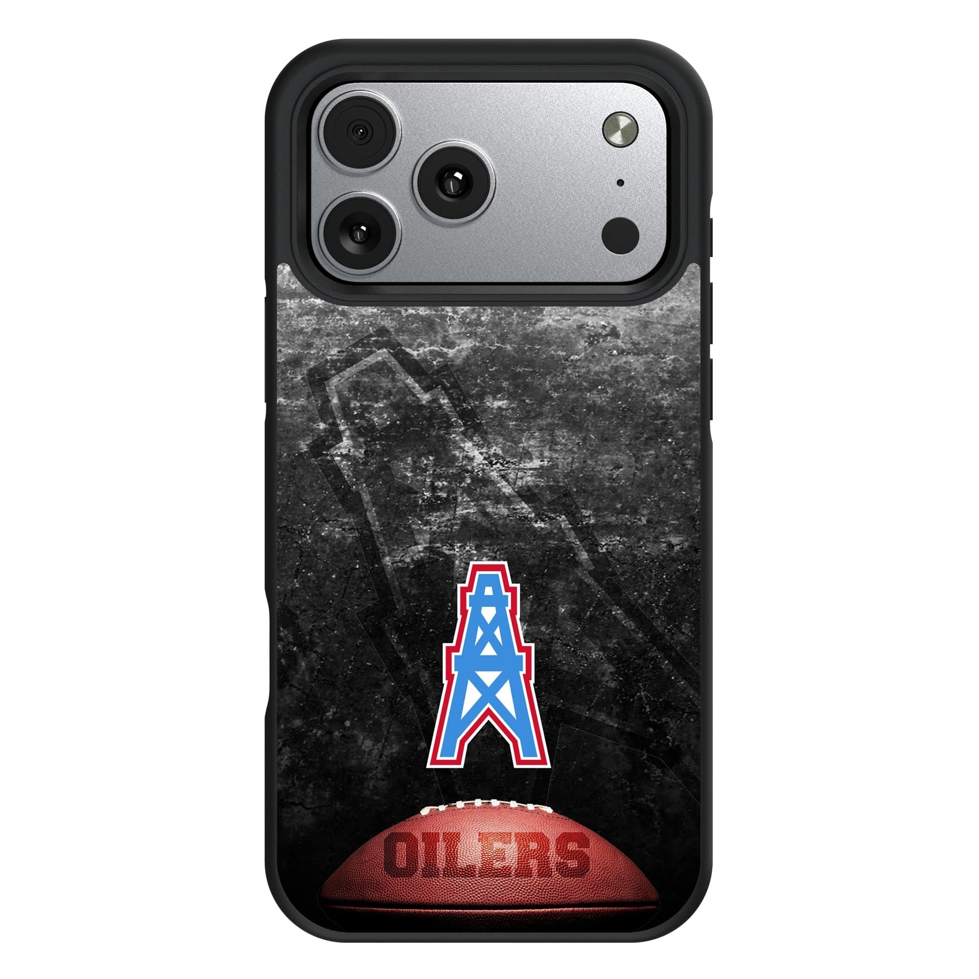 Front. Keyscaper - Houston Oilers iPhone Legendary Design Bump Case - 16 Pro Max - Multicolor.