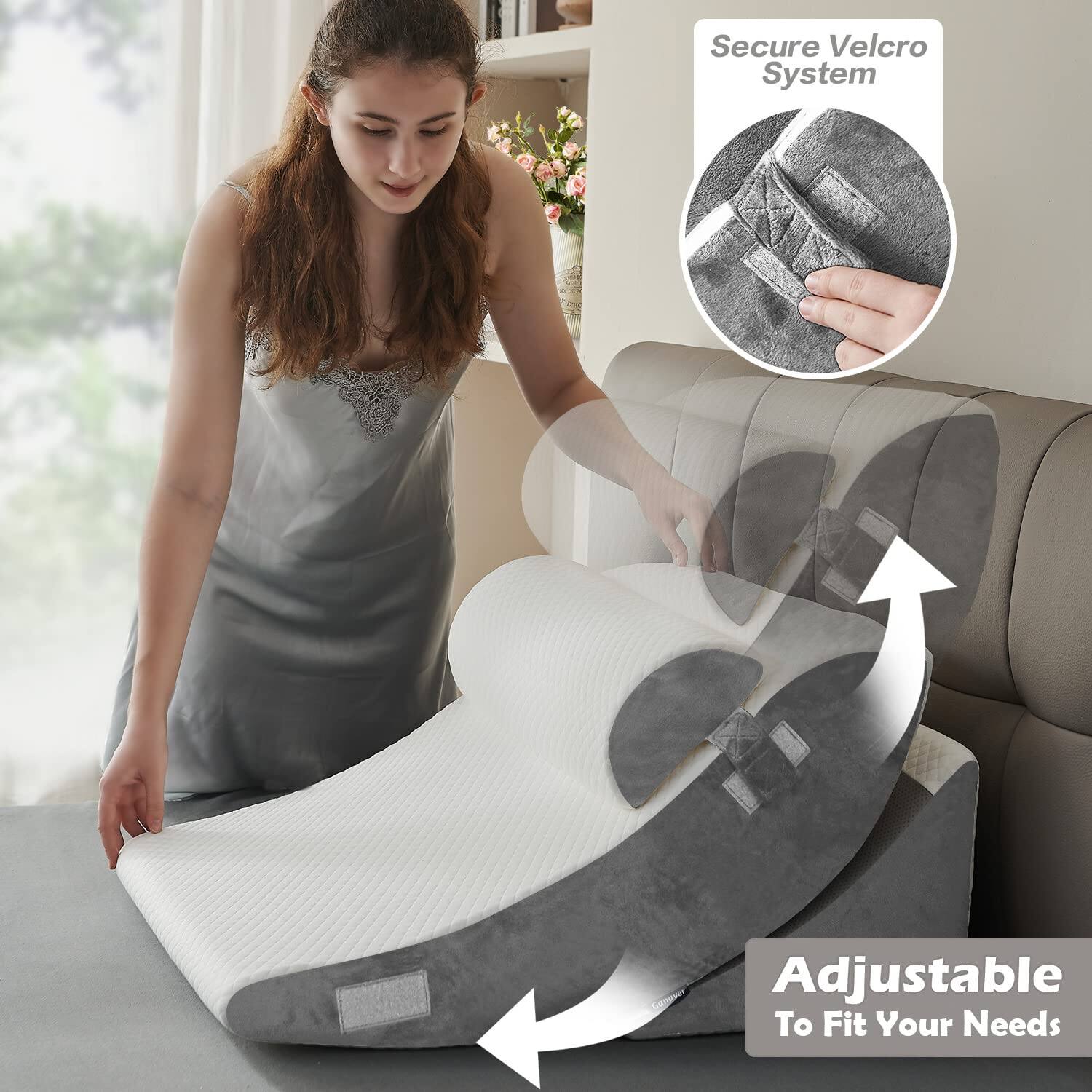 Secure Velcro System  
Adjustable To Fit Your Needs