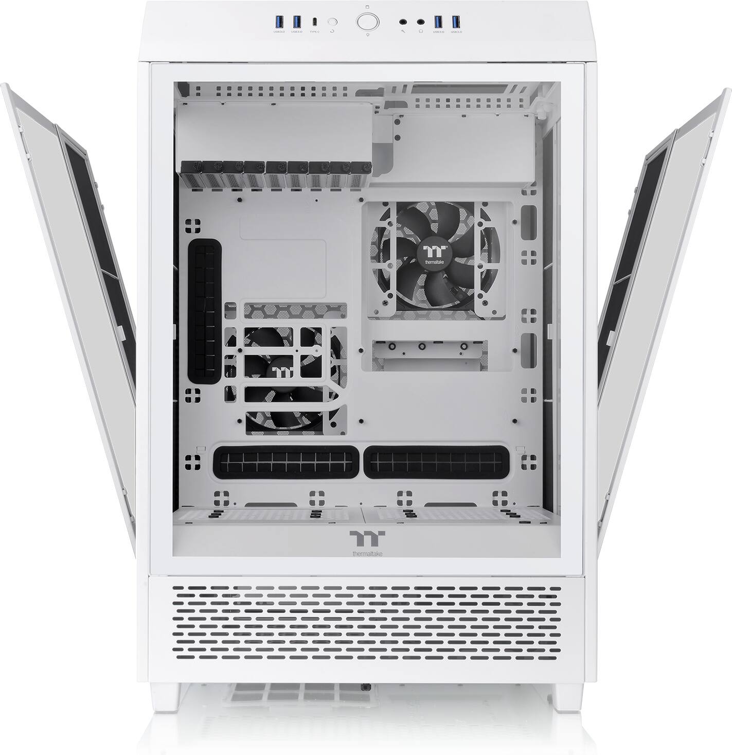Alt View 12. Thermaltake - The Tower 500 Mid Tower PC Case - Snow.