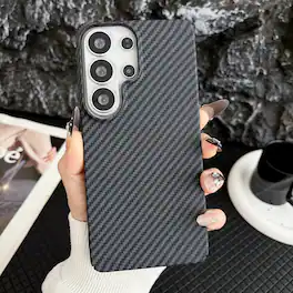 Dteck - Magnetic Case for Samsung Galaxy S26 Ultra,Mag Safe Compatible,Ultra-Slim Carbon Fiber Texture Hard Shell Cover - A