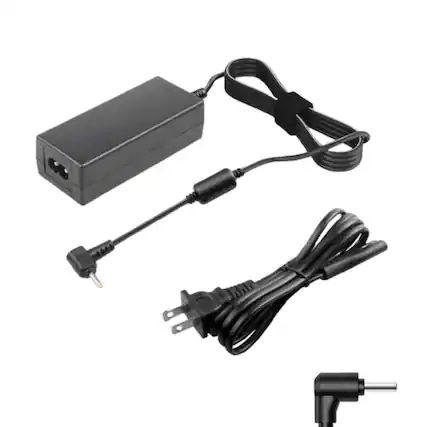 Front. Home Collection - Samsung Chromebook Laptop Charger 40W 12V 3.33A Power Adapter with AC Cord.