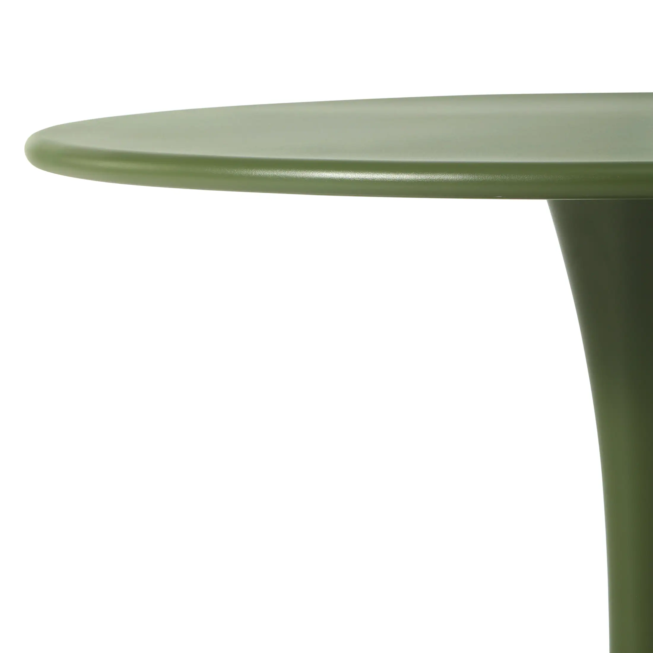 Back. WestinTrends - WestinTrends Playa 31.5" Round Outdoor Indoor Metal Cocktail Dining Table - Olive Green.
