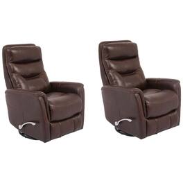 Starlight Canyon Home - Robust Recliner Nursery Glider Set – Elegant Boucle Chairs for Comfort - Brown