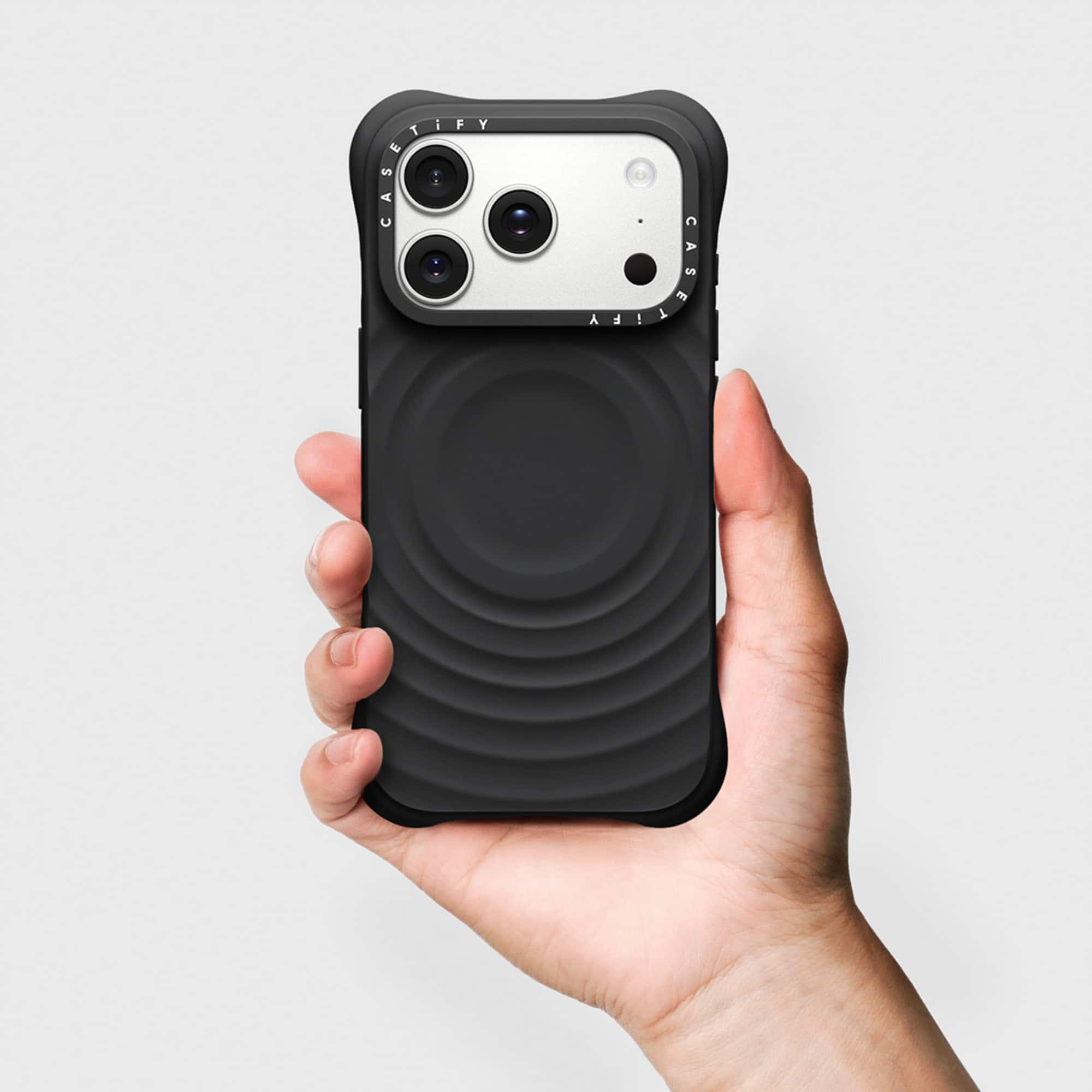 CASETiFY Apple iPhone 17 Pro Ripple Case Black CTF-34739843