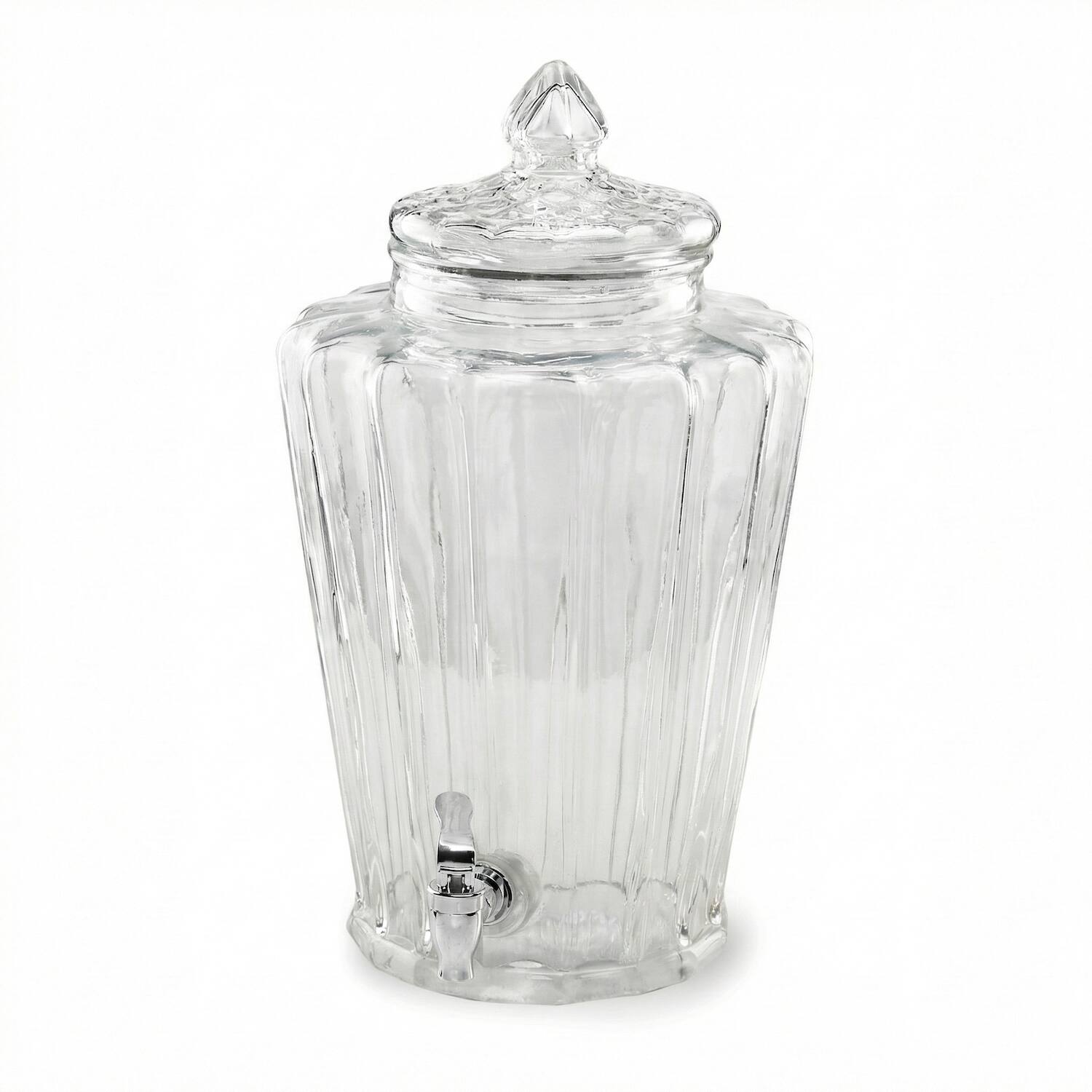 Angle. Style Setter - Royal Ridge Beverage Dispenser 2.3 Gal - Clear.