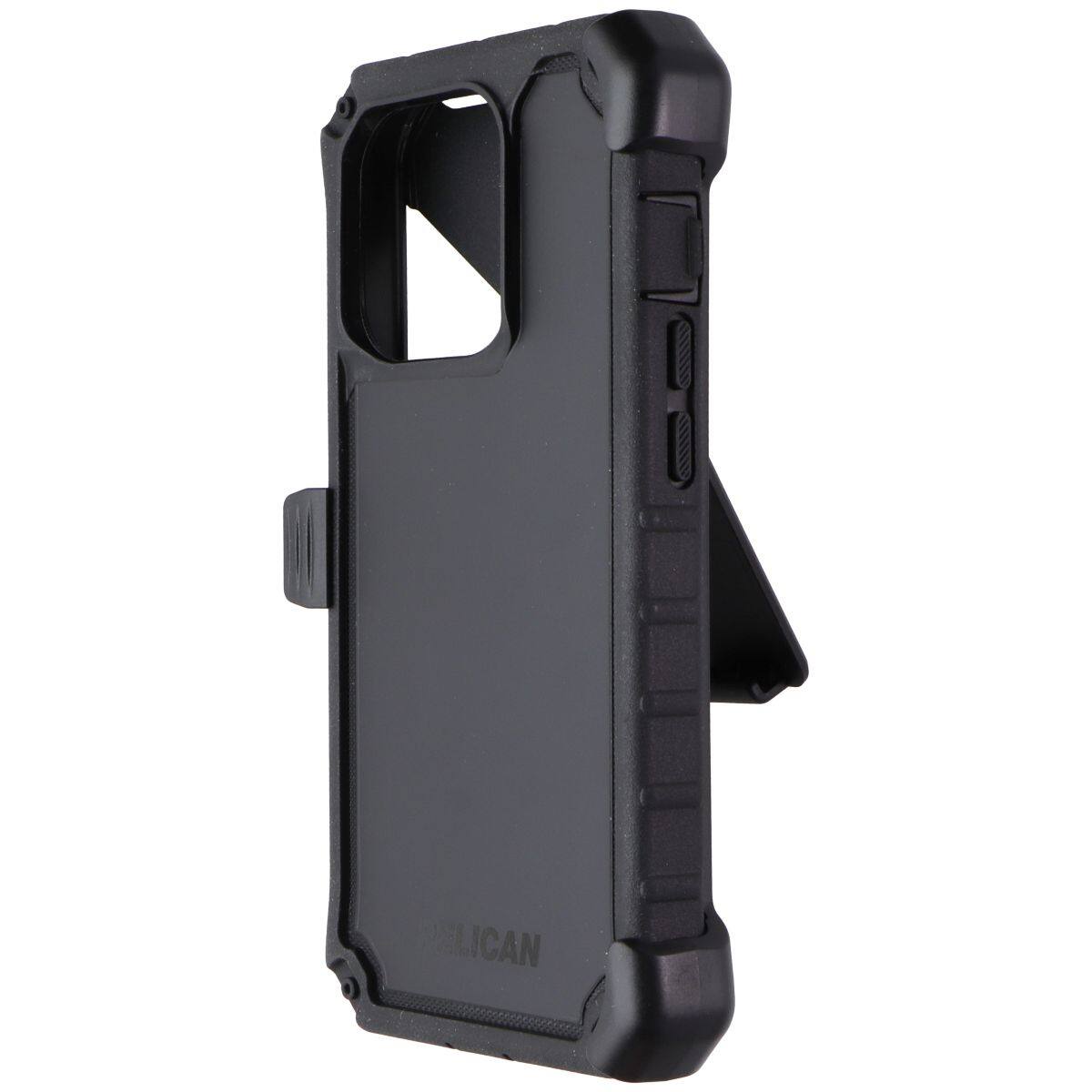 Front. Pelican - Pelican Ambassador Case for MagSafe for Apple iPhone 15 Pro - Shield Black - Black.