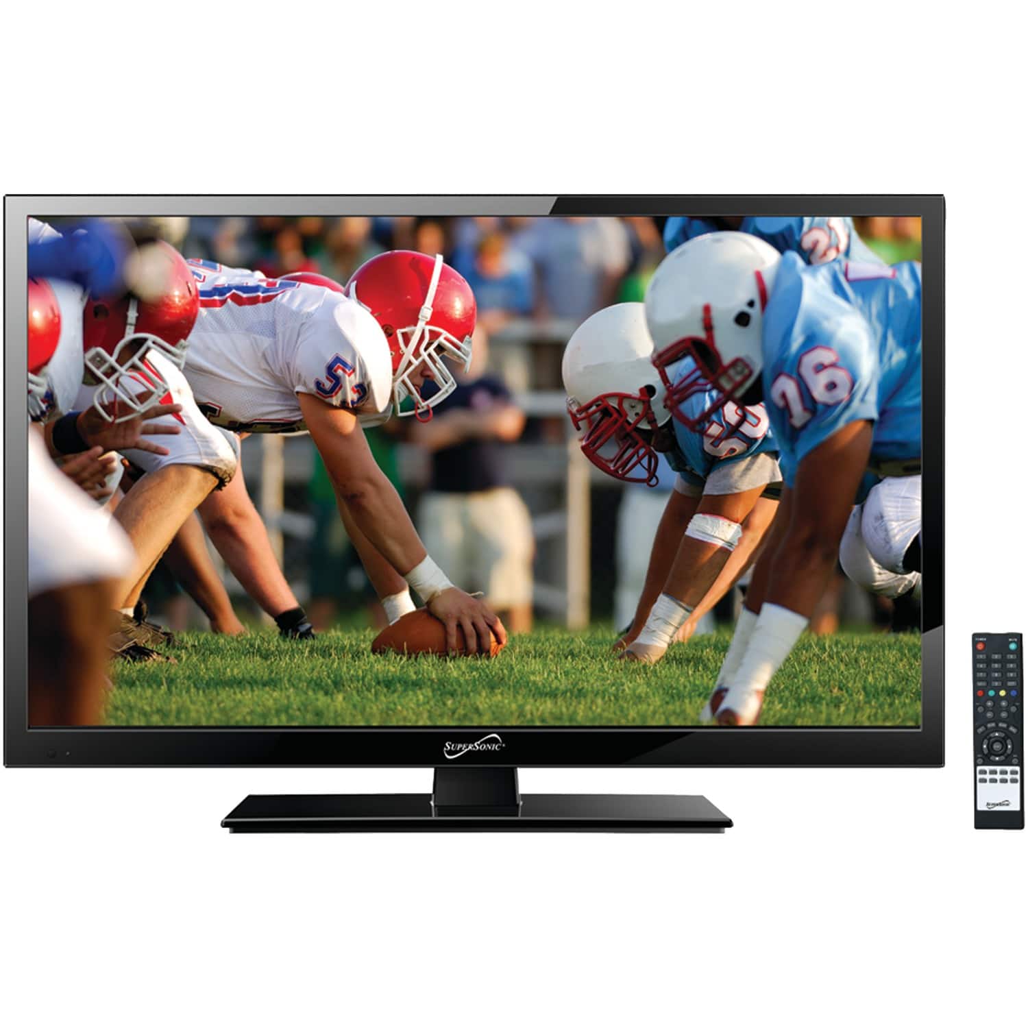 Supersonic - 19" 720p LED TV, AC/DC Compatible for RV/Boat - Black