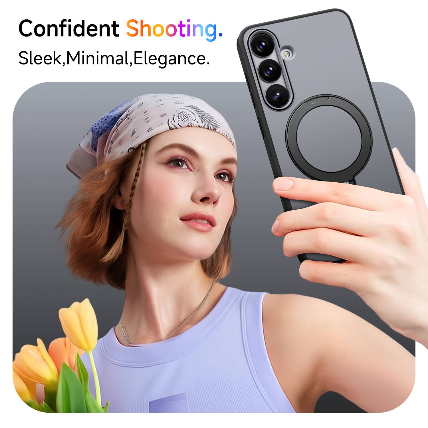 Confident Shooting. Sleek, Minimal, Elegance.