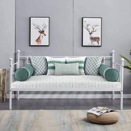 Hivvago - Twin size Farmhouse Daybed Frame - White