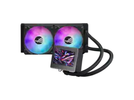 ASUS - Refurbished Excellent - ROG Ryujin III 240 AIO Liquid Cooler, 240mm Rad, 2x 120mm Fans, 3.5" LCD - ARGB