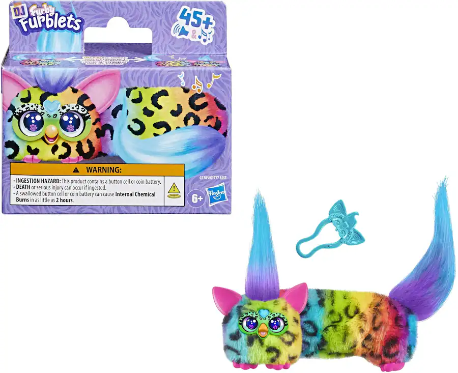 Hasbro Collectibles Furby DJ Furblets Rain Bow Kat COLLECTIBLES ...