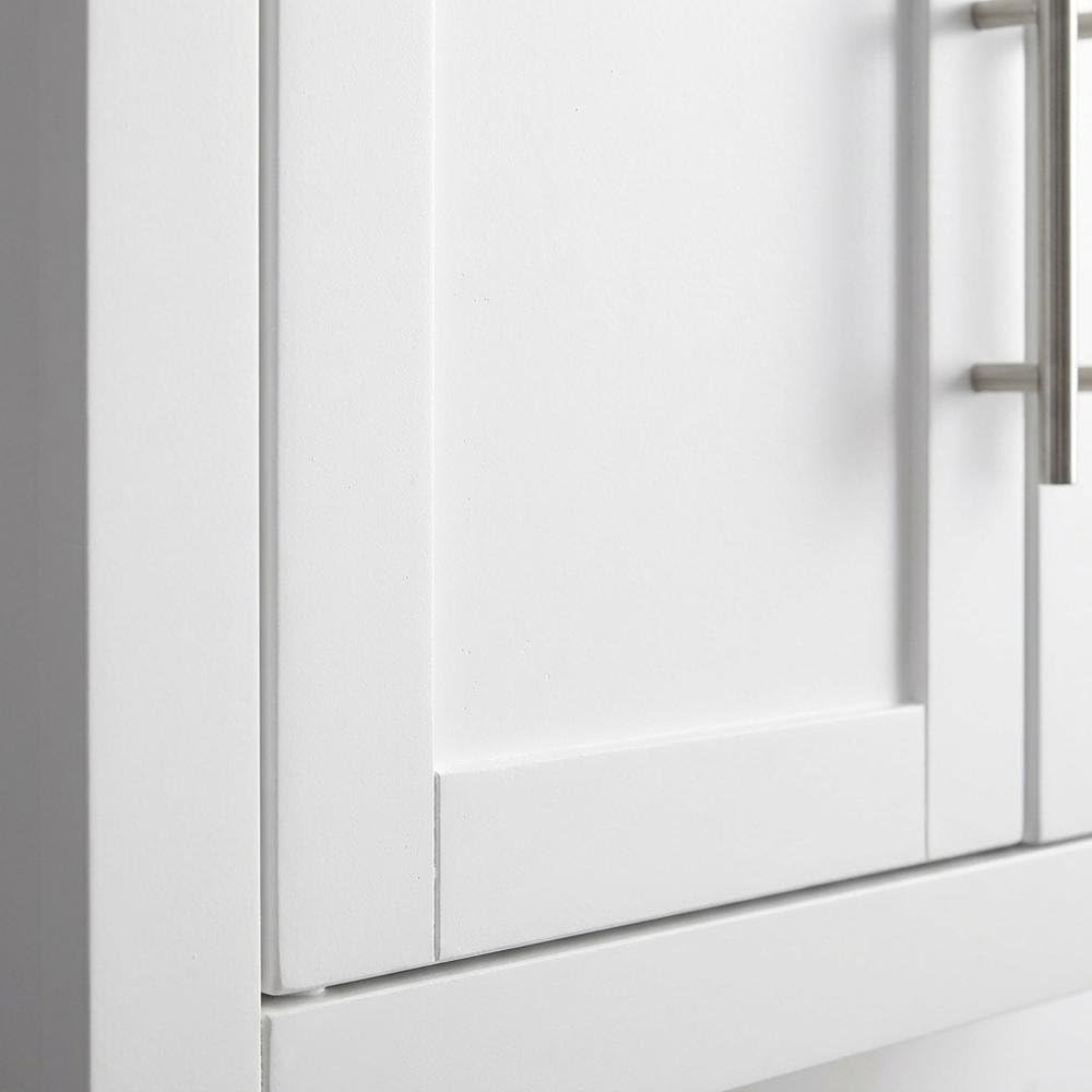 Back. FurniFact - White 2-Piece Wall Kitchen Cabinet Set - White.