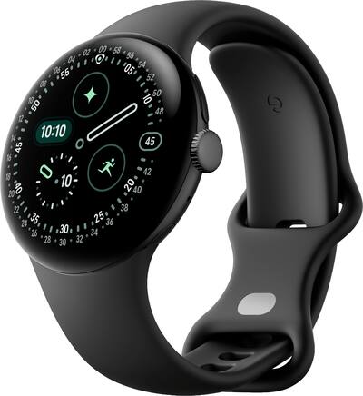 Google Pixel Watch 4 (41mm) LTE Matte Black Case Obsidian Band Google Pixel Watch 4 (41mm) LTE Matte Black Case Obsidian Band
