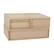 Alt View 16. Martha Stewart - Weston Set of 3 Paulownia Wood Storage Boxes with Pullout Drawers - Light Natural.