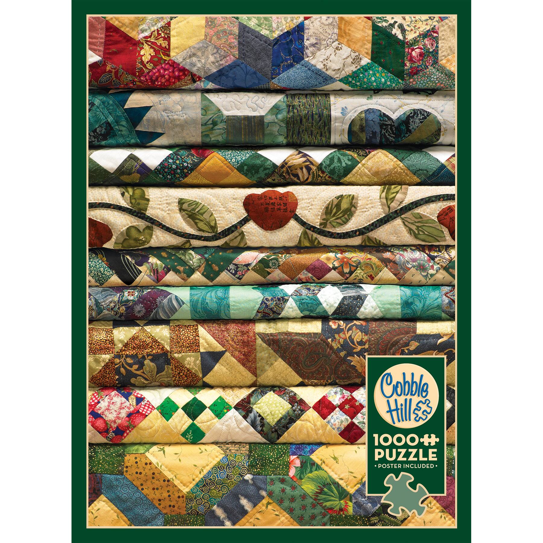 "Cobble Hill 1000 Puzzle Poster Included"