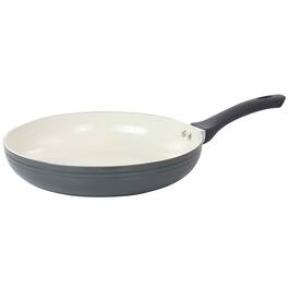 Oster - Ridge Valley 12 Inch Aluminum Nonstick Frying Pan in Grey - Gray