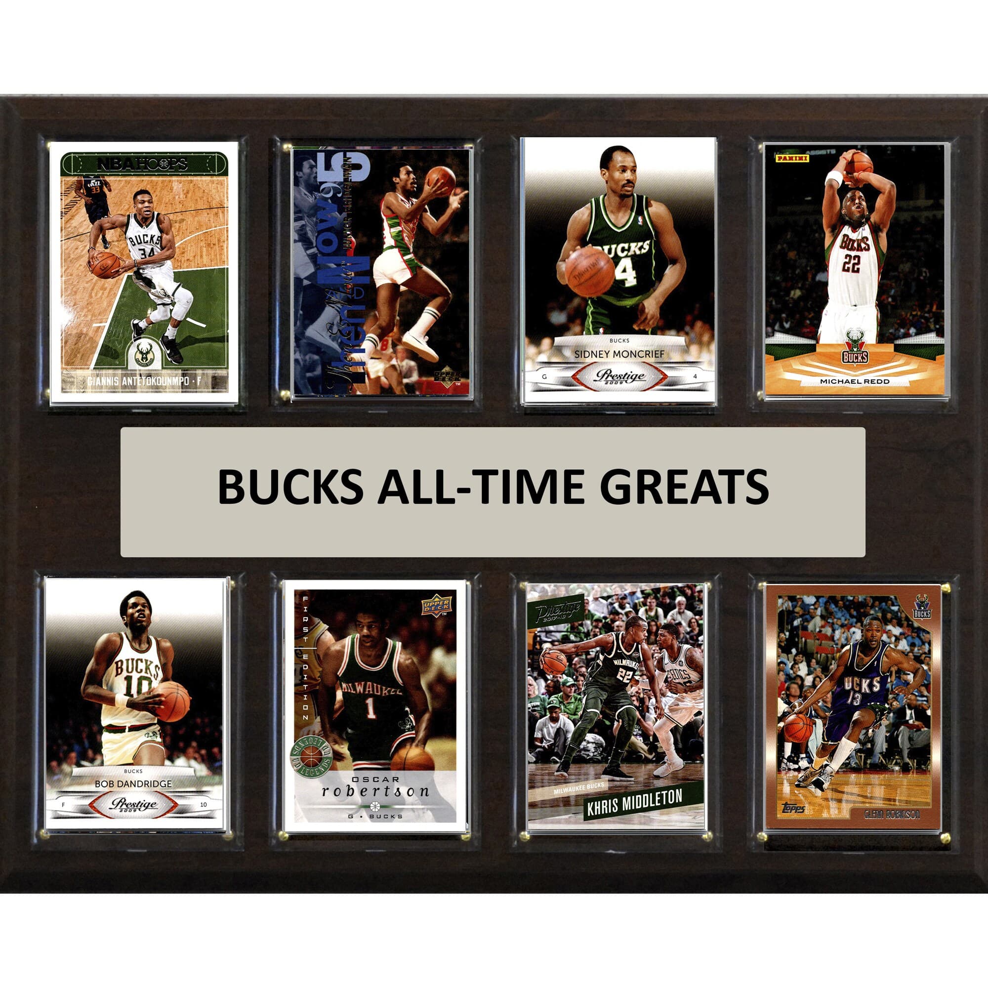 "C&I Collectibles - Milwaukee Bucks 12"" x 15"" Trading Card Plaque - Multicolor" price history on PriceWatchPro