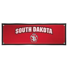 Victory Corps - South Dakota Coyotes 2' x 6' Vinyl Banner - Black