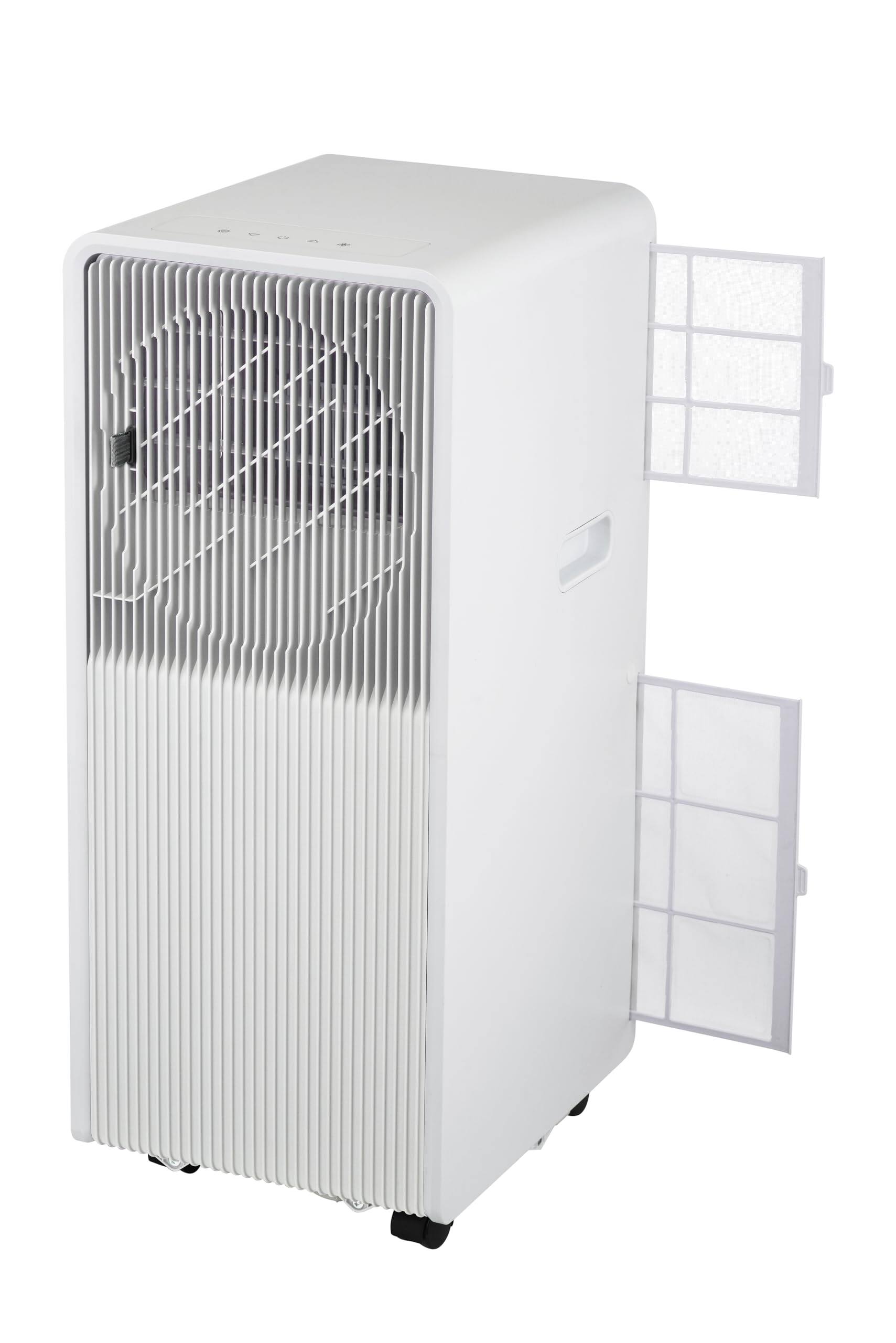 Left. TROPOW - 14,000 BTU Portable Air Conditioner for 225-300 Sq.Ft Rooms - white.