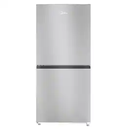 Midea - 20 cu. ft. 50/50 Flex™ 3-in-1 Garage Ready Frost Free Convertible Freezer with Energy Star Certification - Stainless Steel