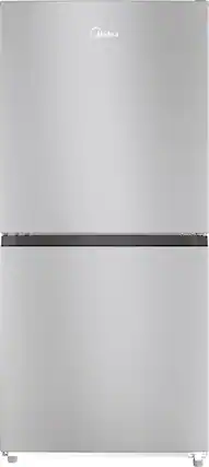 Front. Midea - 20 cu. ft. 50/50 Flex™ 3-in-1 Garage Ready Frost Free Convertible Freezer with Energy Star Certification - Stainless Steel.