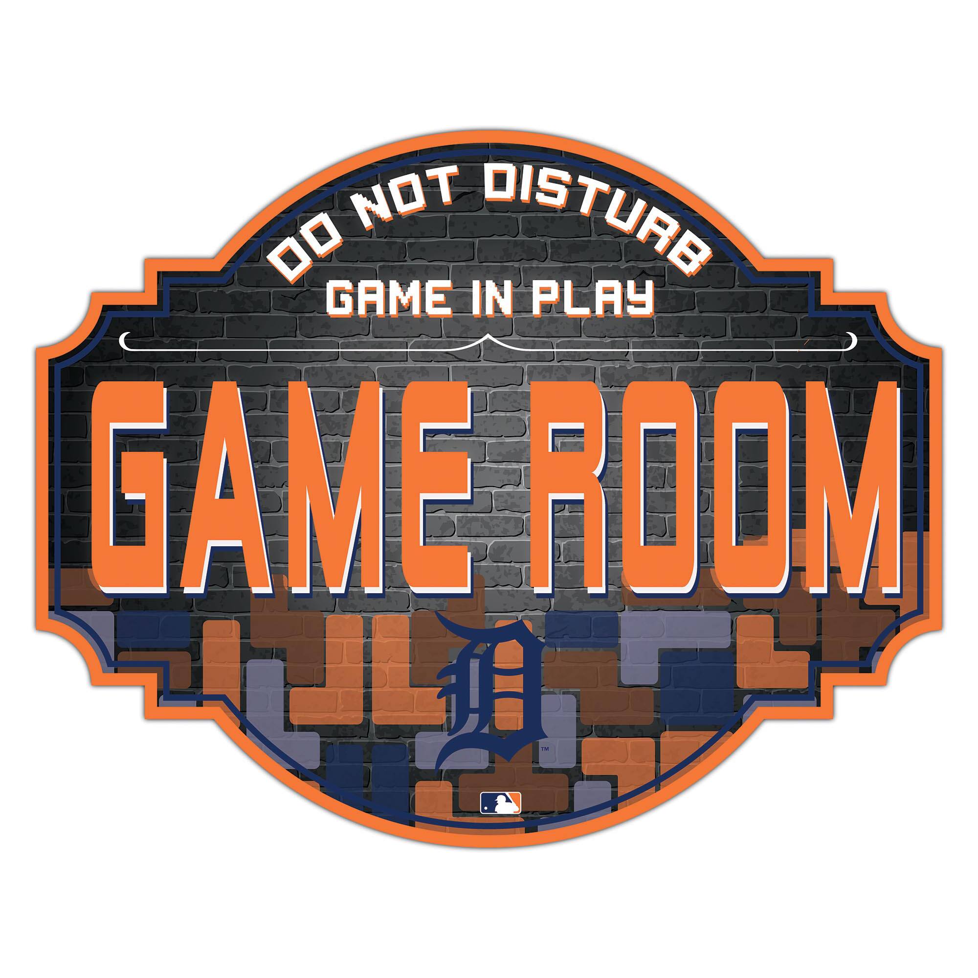 Detroit Tigers 12'' Game Room Tavern Sign