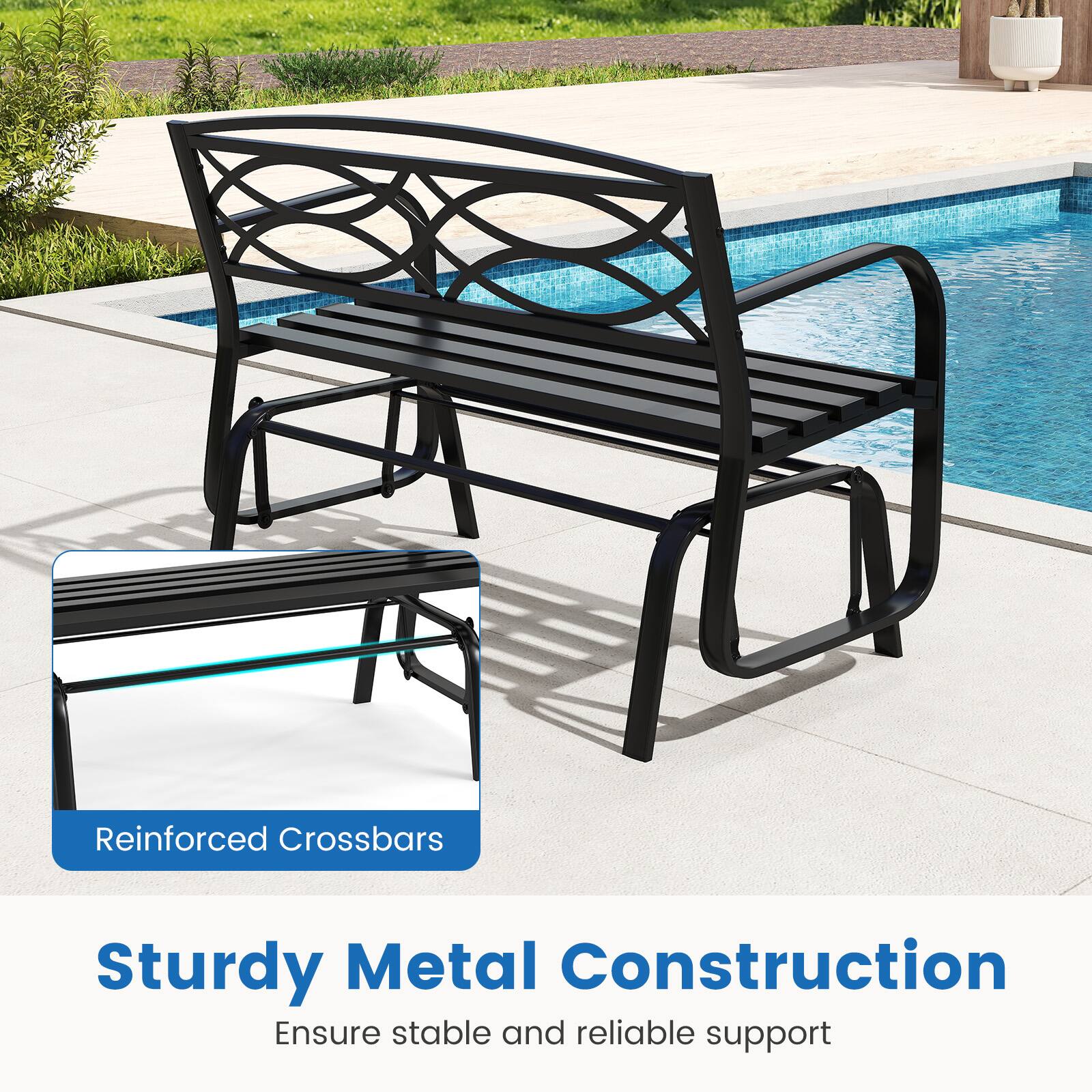 Reinforced Crossbars  
Sturdy Metal Construction  
Ensure stable and reliable support