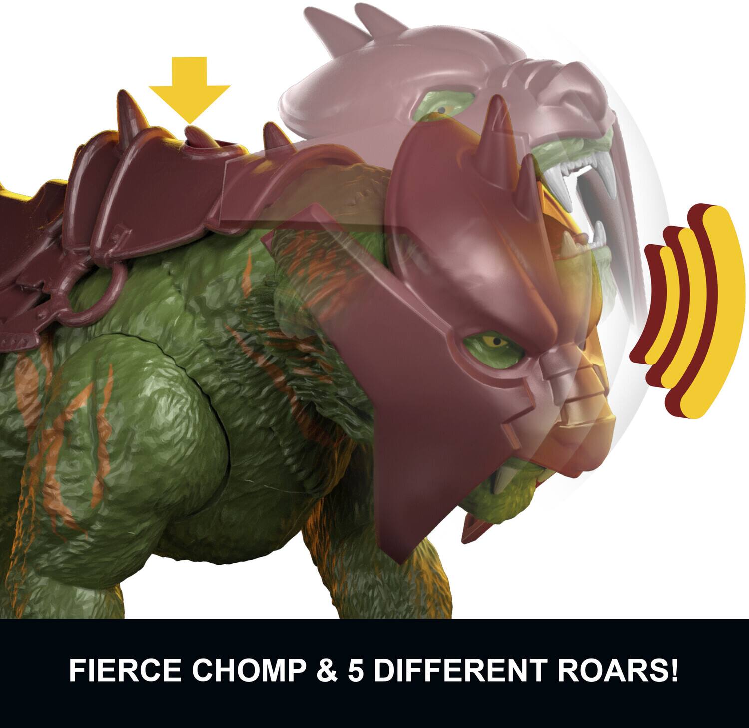 FIERCE CHOMP & 5 DIFFERENT ROARS!