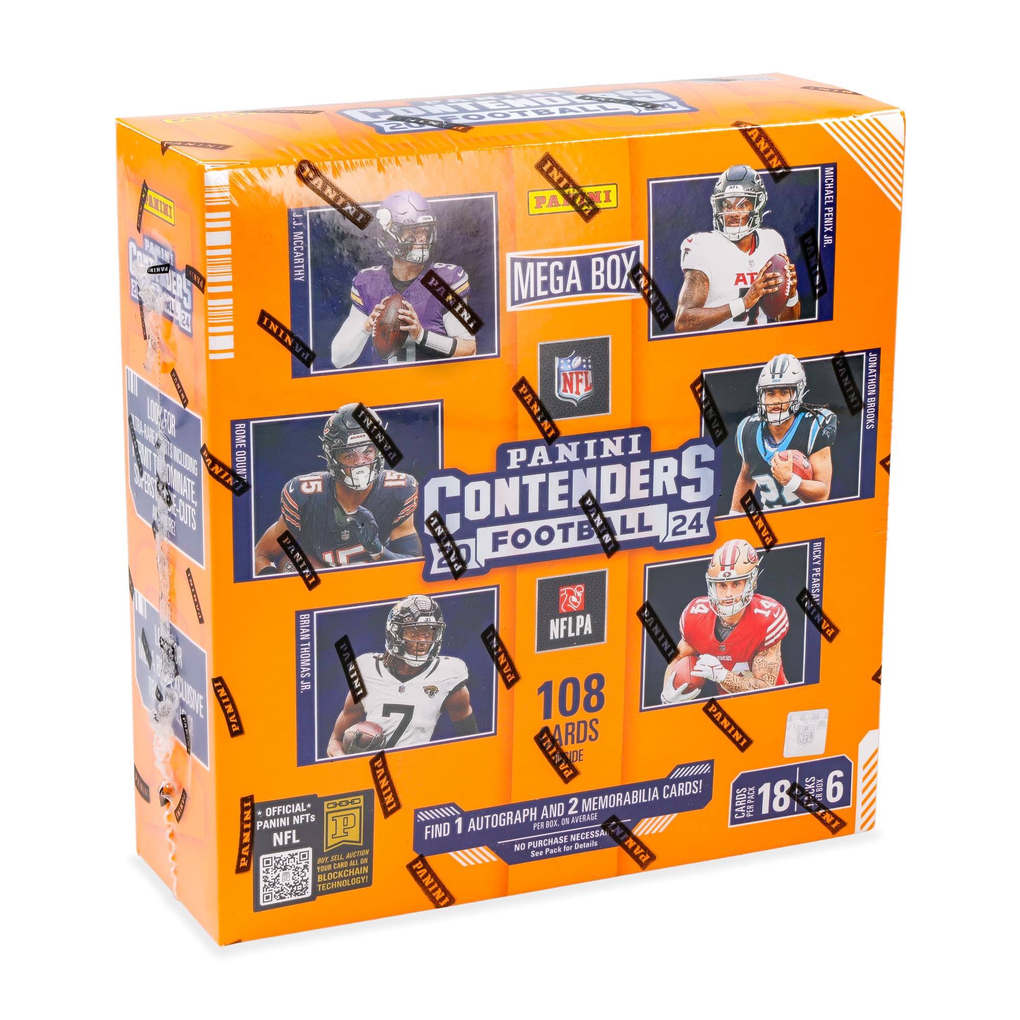 NFL 2024 Panini Contenders Football Mega Box | 6 Packs Multi