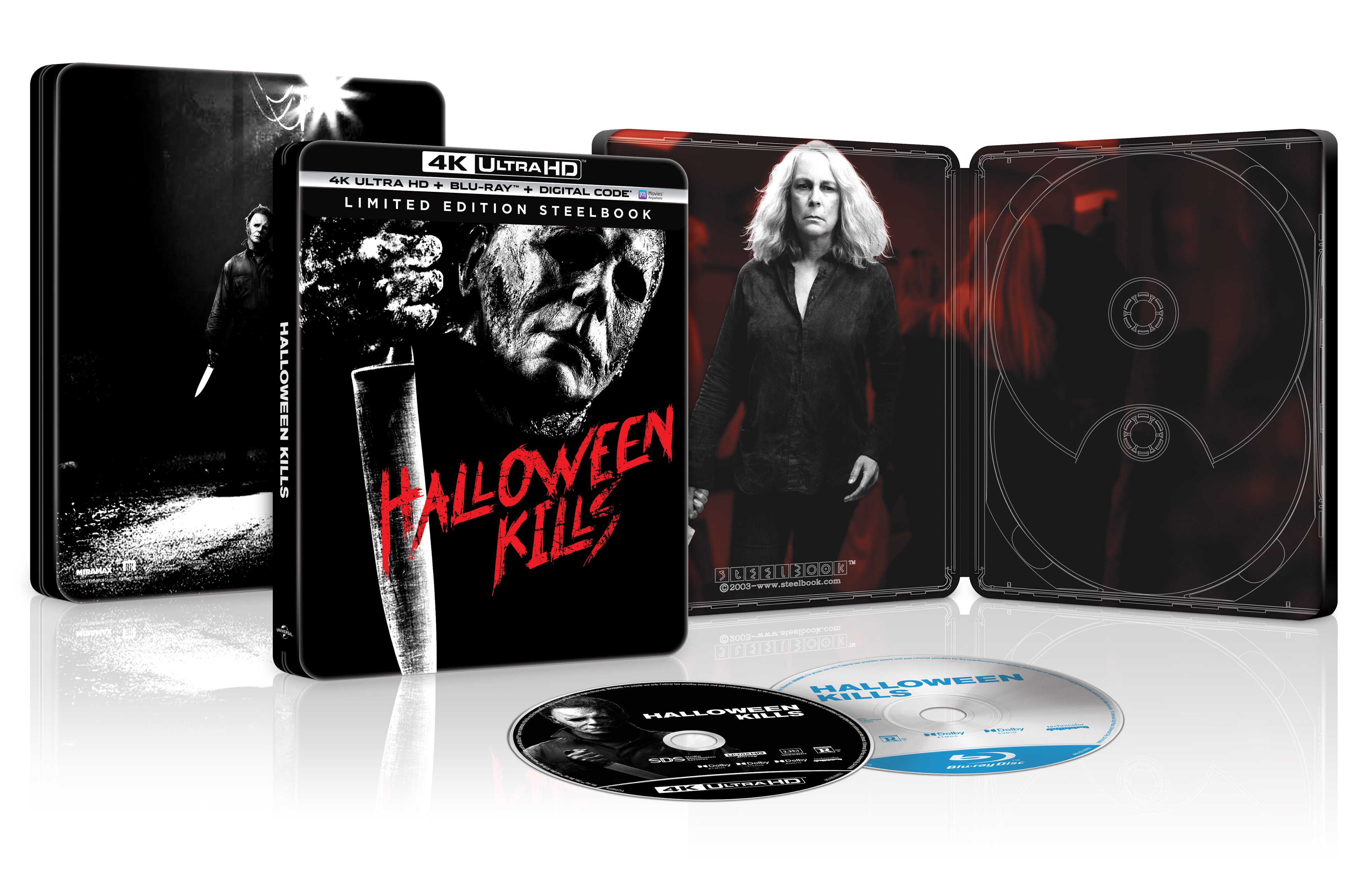 Halloween / Halloween Kills / Halloween Ends Limited Steelbook edition